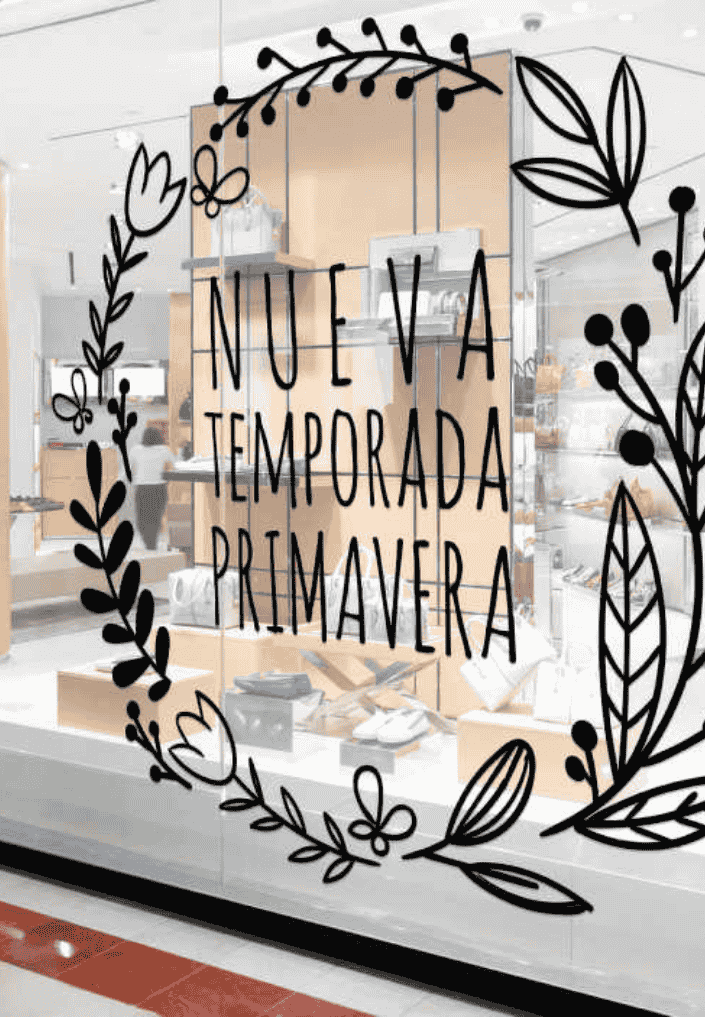 vinilos escaparate