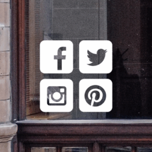 Vinilos Redes Sociales y Contacto