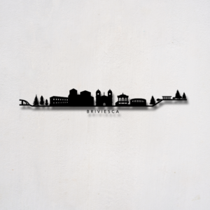 Skyline Briviesca · Decoración mural en relieve · Impresión 3D