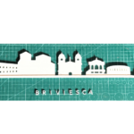Skyline Briviesca · Decoración mural en relieve · Impresión 3D