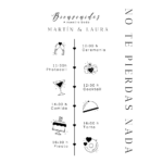 Vinilo blanco personalizado