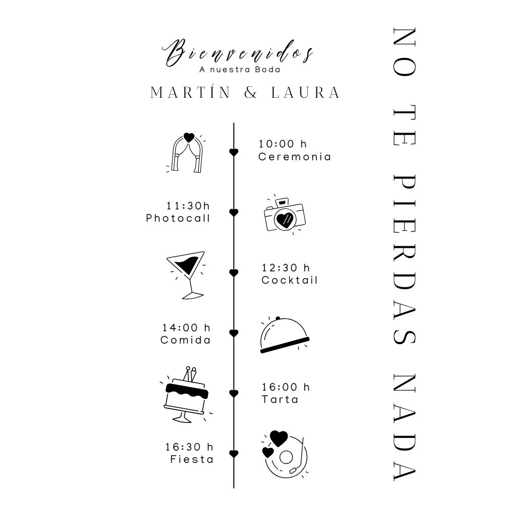 Vinilo blanco personalizado