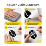 Vinilo personalizado para espejo en boda con diseño elegante