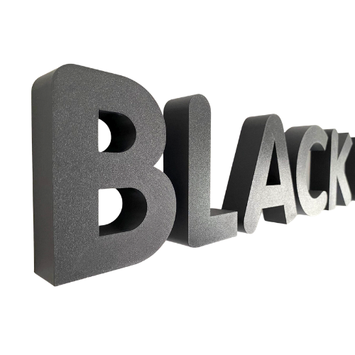 impresión 3d letras corporativas